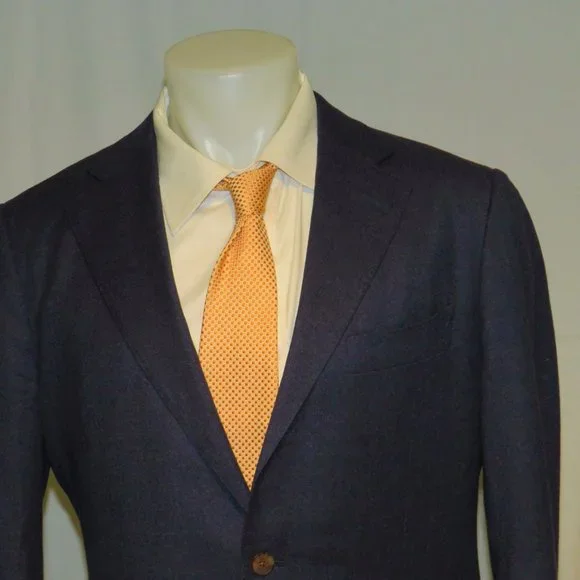 Suitsupply La Spalla Vitale Cashmere Blend Blue Plaid Sport Coat 44L